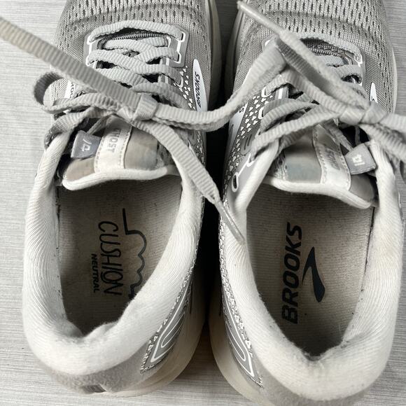 Brooks Ghost 14 Women’s Size 7 Running Shoes Gray Jogging Sneakers 1203561D089 - Picture 5 of 7